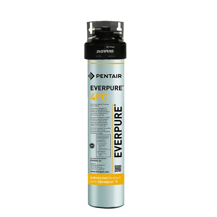 Pentair Everpure 4FC-P Filtration System for PFOS/PFOA Reduction - COMPLETE SYSTEM with Head