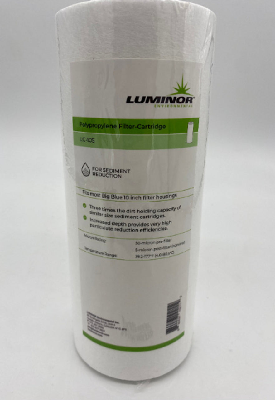 Luminor Dual Gradient Polypropylene Sediment Cartridge for Big Blue Housings