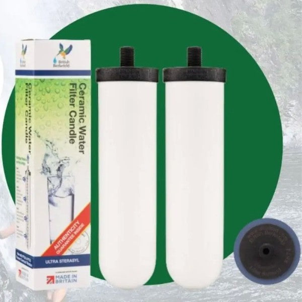 British Berkefeld® 7″ Ceramic Replacement Water Filter... Choice of Ultra Fluoride or Ultra Sterasyl