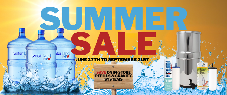 Summer Long Promotion Water Gravity Filtration