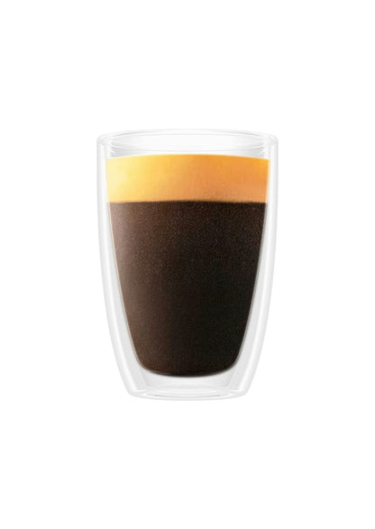 Bellucci Double Wall Glass 240ML Cappuccino Cups - pack of 4