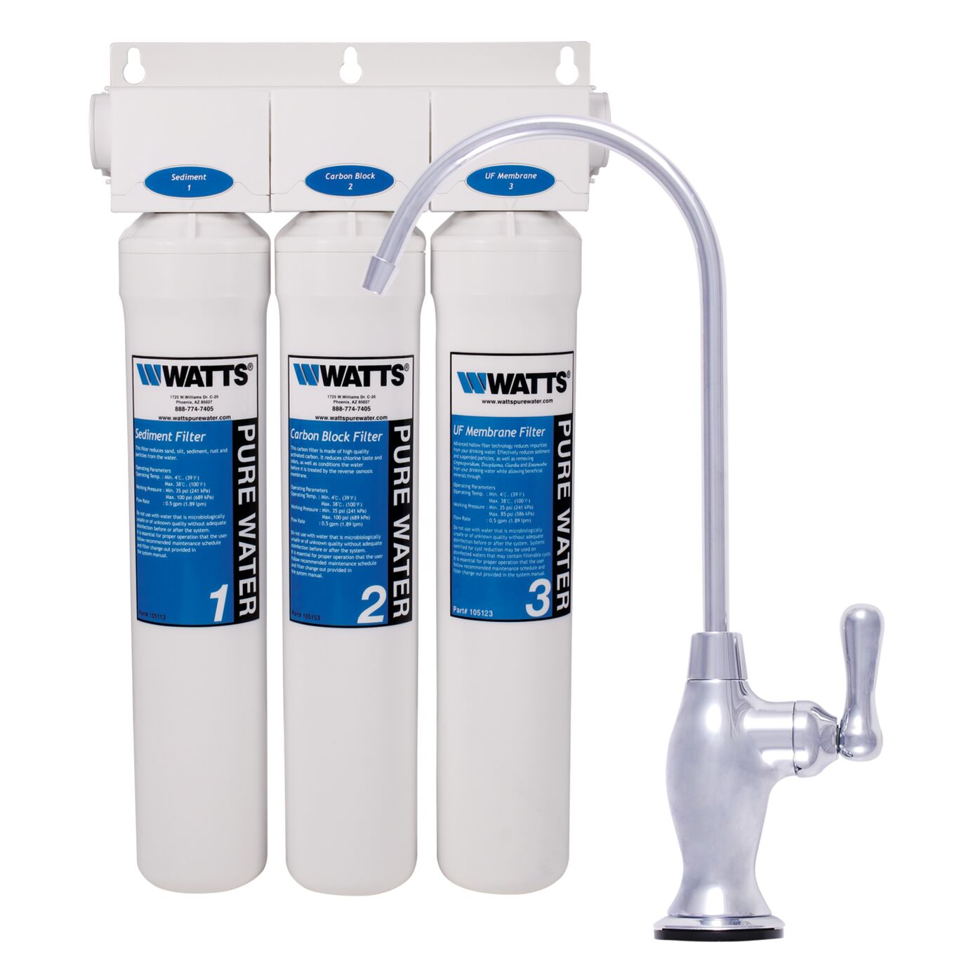【Kevin】 CRD +PHC君0.5ml Watts Kwik-Change Three Stage Ultra Filtration Membrane