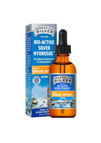 Sovereign Silver - Bio-Active Colloidal Silver Hydrosol Dropper 10 ppm