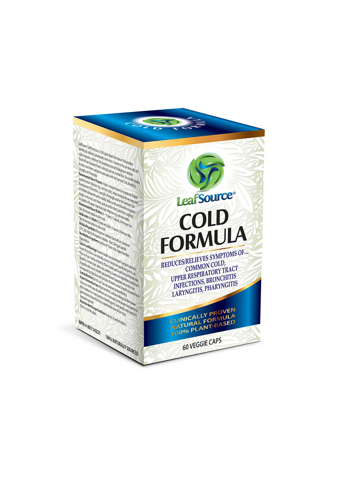 Transforming Health Cold Formula, 60 caps