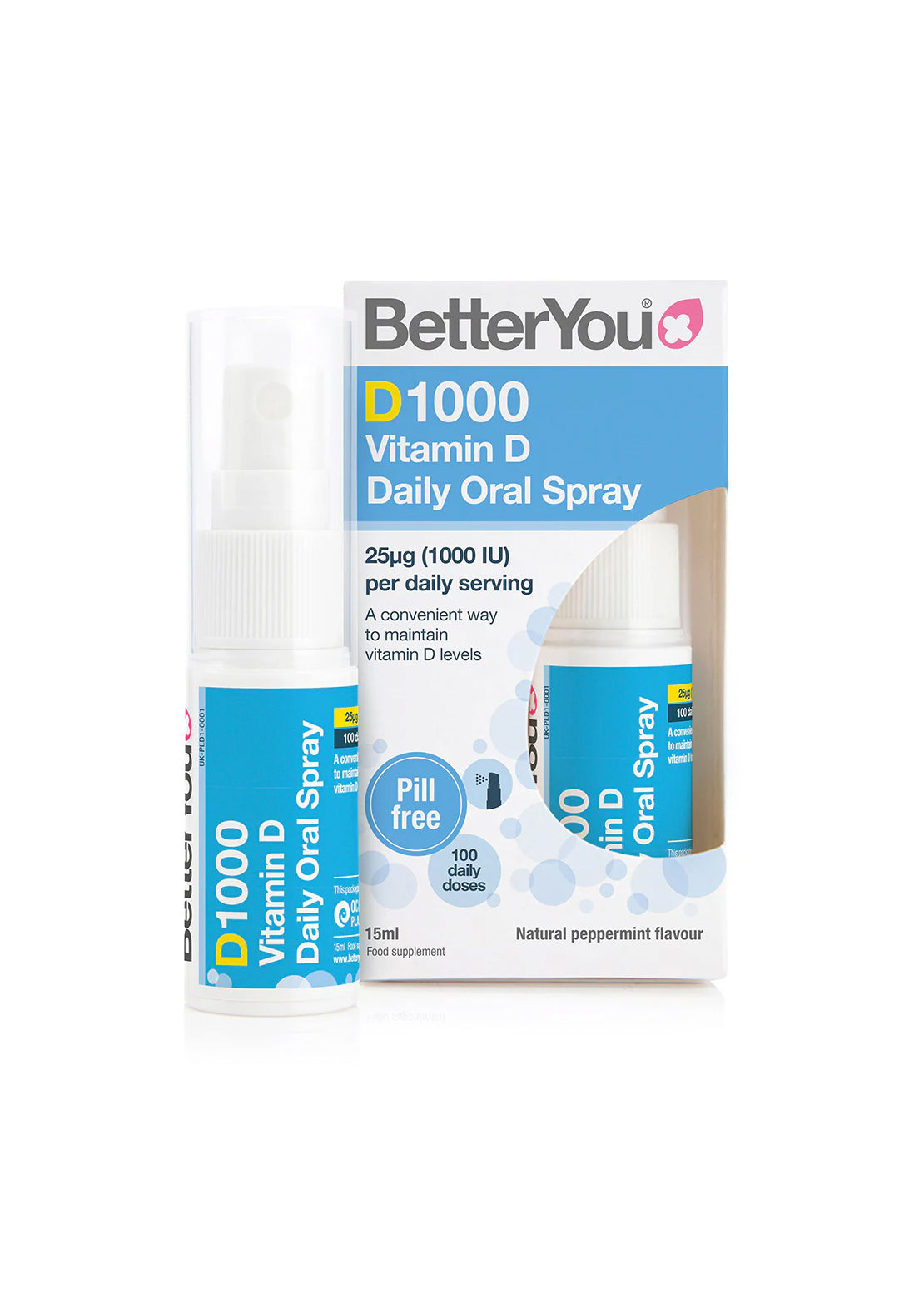 BetterYou D1000 Vitamin D Daily Oral Spray
