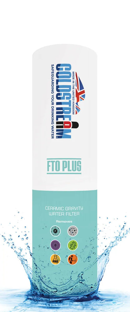 Coldstream FTO PLUS Ceramic 8" Gravity Water Filter