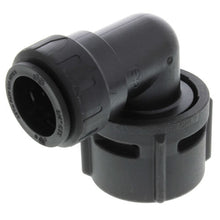 John Guest 3/4" CTS X 3/4" NPS Female Elbow, Black