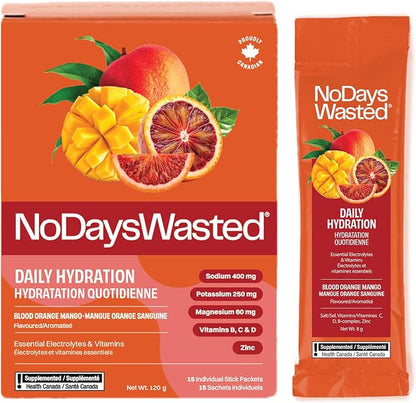 No Days Wasted - Hydration Replenisher 15 Pack