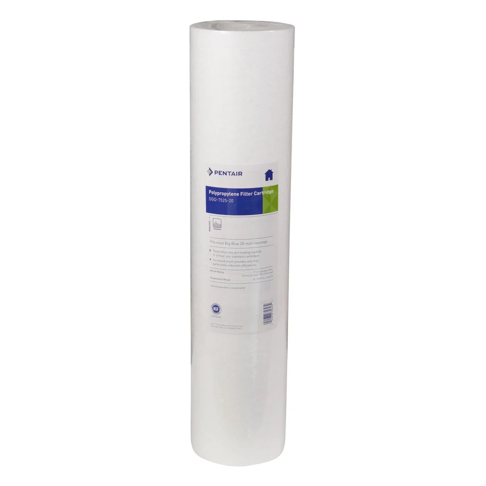 Pentair Dual Gradient Polypropylene Sediment Cartridge for Big Blue Housings (DGD-7525-20)