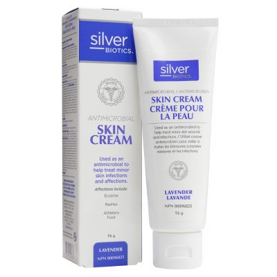 Silver Biotics Antimicrobial Skin Cream - Lavender