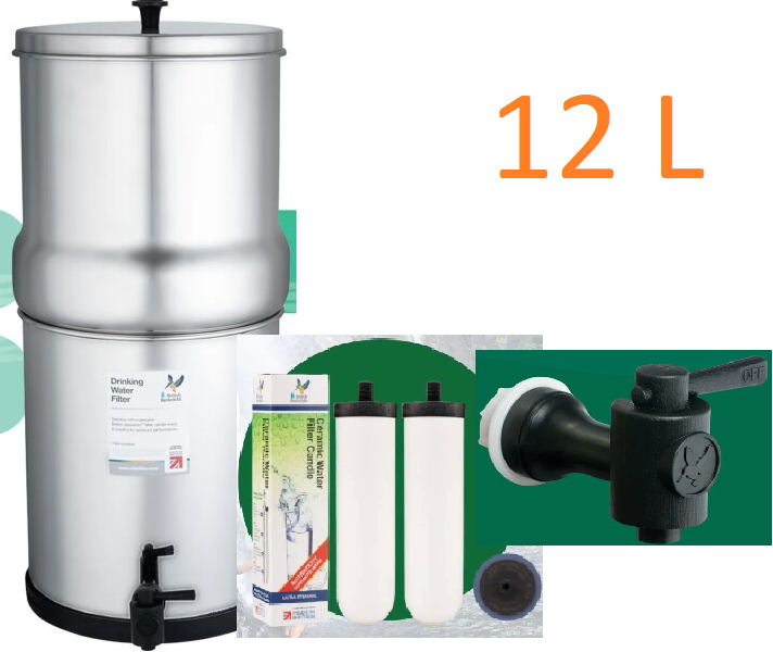 12 Litre(3.17 Gallon) British Berkefeld® Doulton Water Filter System - Options Available