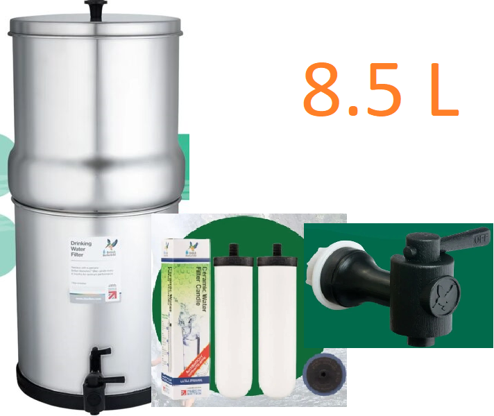 8.5 Litre(2.25 Gallon) British Berkefeld® Doulton Water Filter System - Options Available