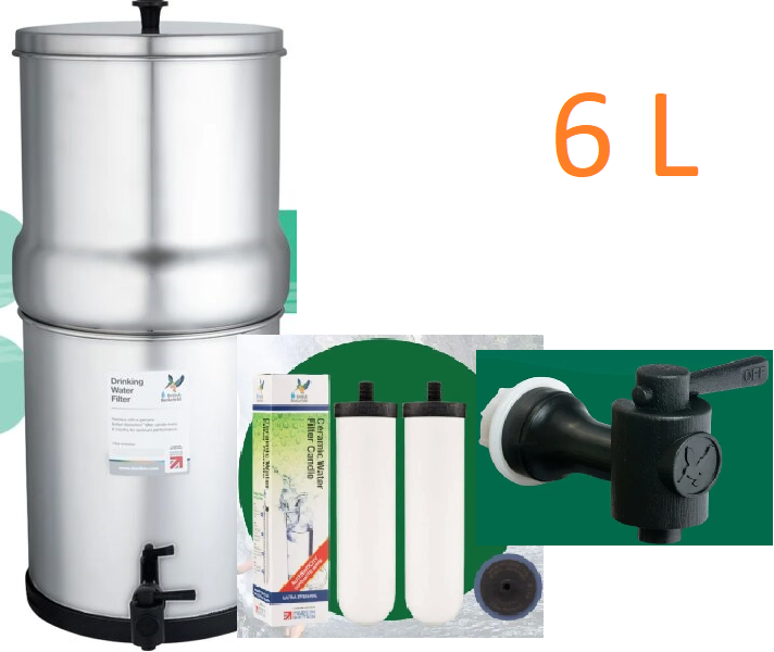 6 Litre(1.5 Gallon) British Berkefeld® Doulton Water Filter System - Options Available