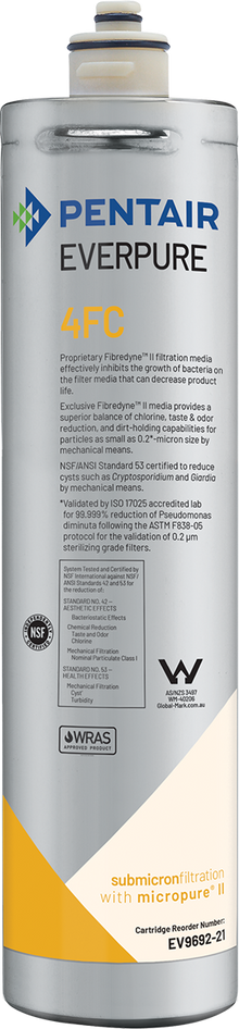 Pentair Everpure 4FC-P Filter Cartridge for PFOS/PFOA Reduction - CARTRIDGE ONLY