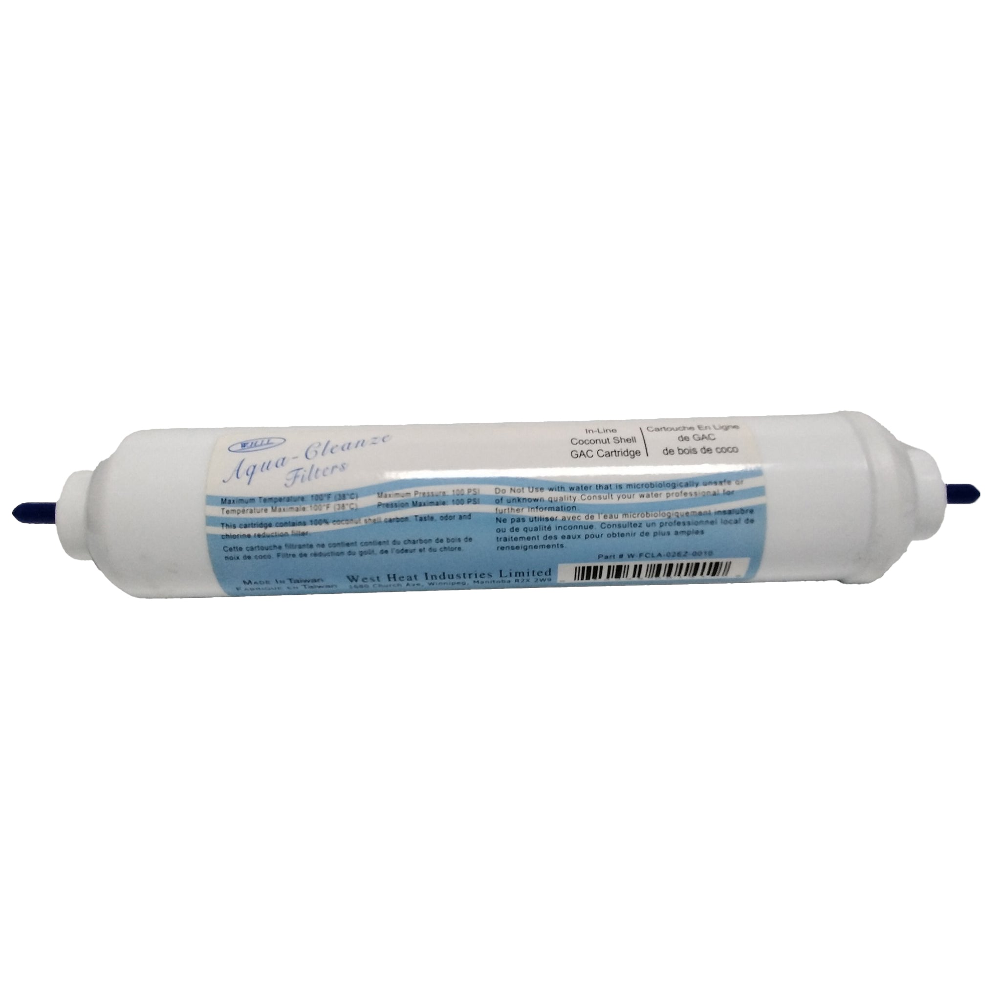 Aqua Cleanze Inline GAC Replacement Filter – Water Land