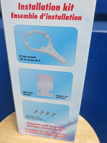 Water filter housing, single house with 3/4" port, 2.5" X 10"