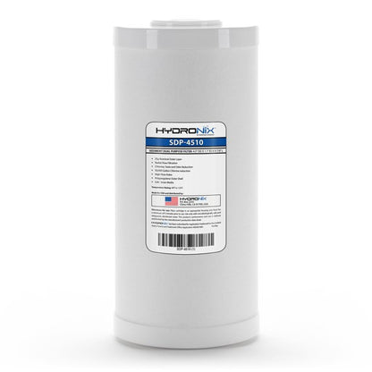 Hydronix Sediment Dual Filters 4.5" x 10" and 2.5" x 10"