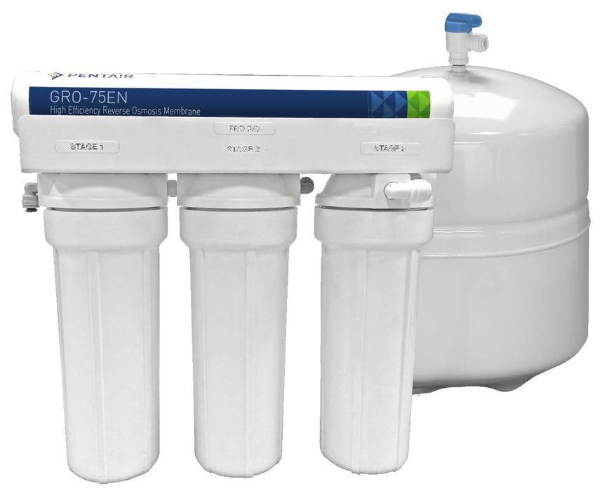 Pentair Reverse Osmosis System - THE WATER SAVER - with High Performance (1:1) Membrane